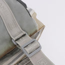 CHANEL Sports Tote Bag Canvas Gray Silver CC Auth BA15608-12