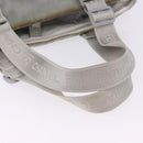 CHANEL Sports Tote Bag Canvas Gray Silver CC Auth BA15608-13