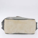 CHANEL Sports Tote Bag Canvas Gray Silver CC Auth BA15608-15