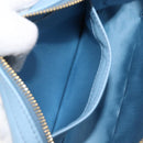 Miu Miu Matelasse Chain Shoulder Bag Leather 2way Light Blue Gold Auth BA15627V-21
