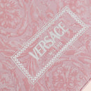 VERSACE Athena Barocco Tote Bag tweed 2way Pink Gold Auth BA15628M-21