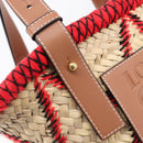 LOEWE Basket Bag Raffia William D. Morgan Collaboration Beige Auth BA15634SAM-21