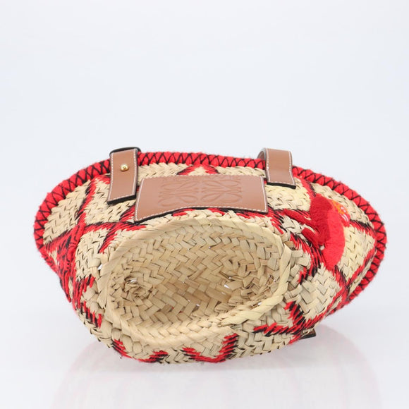 LOEWE Basket Bag Raffia William D. Morgan Collaboration Beige Auth BA15634SAM