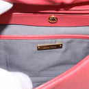 Miu Miu Chain Shoulder Bag Leather Pink Gold Auth BA15636V-10