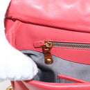 Miu Miu Chain Shoulder Bag Leather Pink Gold Auth BA15636V-24