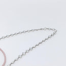 Miu Miu Chain Shoulder Bag Leather 2way Pink Silver Auth BA15638A-16