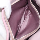 Miu Miu Chain Shoulder Bag Leather 2way Pink Silver Auth BA15638A-10
