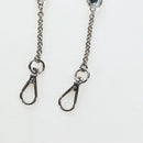 Miu Miu Matelasse Chain Bag Leather 2way Light Blue Silver Auth BA15639V-23