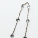 Miu Miu Matelasse Chain Bag Leather 2way Light Blue Silver Auth BA15639V-24
