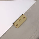 Maison Margiela New Rock Horizontal Bag Leather White Silver Auth BA15641V-21