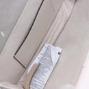 Maison Margiela New Rock Horizontal Bag Leather White Silver Auth BA15641V-28