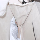 Maison Margiela New Rock Horizontal Bag Leather White Silver Auth BA15641V-30