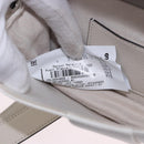 Maison Margiela New Rock Horizontal Bag Leather White Silver Auth BA15641V-32