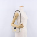 Maison Margiela New Rock Horizontal Bag Leather White Silver Auth BA15641V-34
