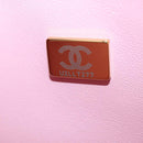 CHANEL Double Flap Chain Matelasse 25 Bag Tweed Pink Gold CC Auth BA15645SM-11