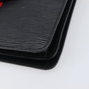LOUIS VUITTON Epi Osh Shoulder Bag Black Red M52444 LV Auth BA15647-8