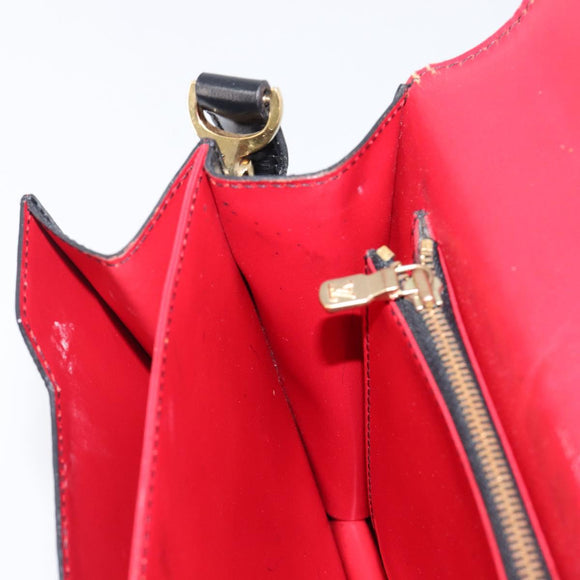 LOUIS VUITTON Epi Osh Shoulder Bag Black Red M52444 LV Auth BA15647