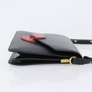LOUIS VUITTON Epi Osh Shoulder Bag Black Red M52444 LV Auth BA15647-3