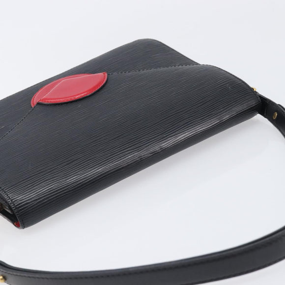 LOUIS VUITTON Epi Osh Shoulder Bag Black Red M52444 LV Auth BA15647