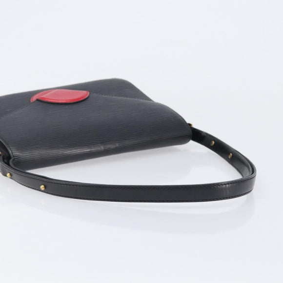 LOUIS VUITTON Epi Osh Shoulder Bag Black Red M52444 LV Auth BA15647