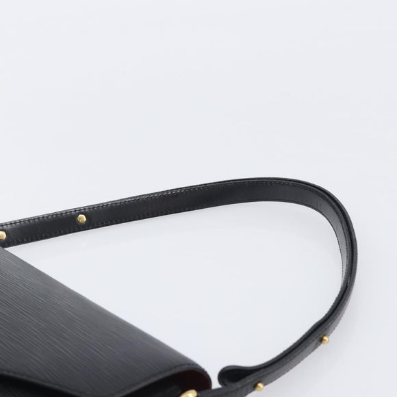 LOUIS VUITTON Epi Osh Shoulder Bag Black Red M52444 LV Auth BA15647