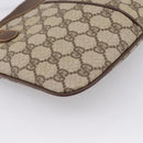 GUCCI GG Supreme Web Sherry Line Bag PVC Beige Gold 904 02 047 Auth BA15648-13