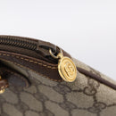 GUCCI GG Supreme Web Sherry Line Bag PVC Beige Gold 904 02 047 Auth BA15648-14