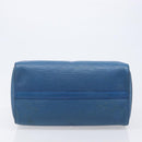 LOUIS VUITTON Epi Speedy 35 Hand Bag Toledo Blue M42995 LV Auth BA15651-10