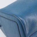 LOUIS VUITTON Epi Speedy 35 Hand Bag Toledo Blue M42995 LV Auth BA15651-14