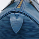 LOUIS VUITTON Epi Speedy 35 Hand Bag Toledo Blue M42995 LV Auth BA15651-17