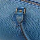 LOUIS VUITTON Epi Speedy 35 Hand Bag Toledo Blue M42995 LV Auth BA15651-18