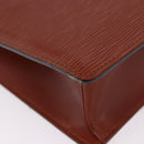 LOUIS VUITTON Epi Monceau 28 Hand Bag Brown M52123 LV Auth BA15652-20