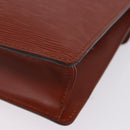 LOUIS VUITTON Epi Monceau 28 Hand Bag Brown M52123 LV Auth BA15652-21