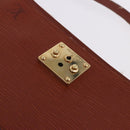 LOUIS VUITTON Epi Monceau 28 Hand Bag Brown M52123 LV Auth BA15652-26