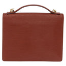 LOUIS VUITTON Epi Monceau 28 Hand Bag Brown M52123 LV Auth BA15652-2