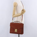 LOUIS VUITTON Epi Monceau 28 Hand Bag Brown M52123 LV Auth BA15652-35