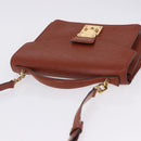 LOUIS VUITTON Epi Monceau 28 Hand Bag Brown M52123 LV Auth BA15652-14