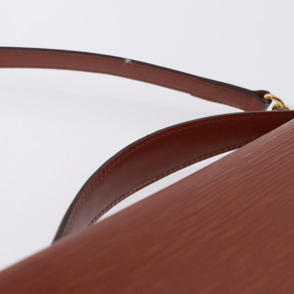 LOUIS VUITTON Epi Monceau 28 Hand Bag Brown M52123 LV Auth BA15652