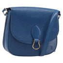 LOUIS VUITTON Epi Saint Cloud GM Shoulder Bag Toledo Blue M52195 LV Auth BA15654-1