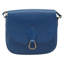 LOUIS VUITTON Epi Saint Cloud GM Shoulder Bag Toledo Blue M52195 LV Auth BA15654-13