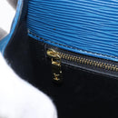LOUIS VUITTON Epi Saint Cloud GM Shoulder Bag Toledo Blue M52195 LV Auth BA15654-29