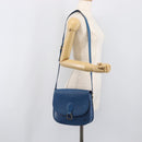 LOUIS VUITTON Epi Saint Cloud GM Shoulder Bag Toledo Blue M52195 LV Auth BA15654-30