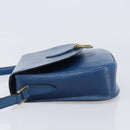 LOUIS VUITTON Epi Saint Cloud GM Shoulder Bag Toledo Blue M52195 LV Auth BA15654-4