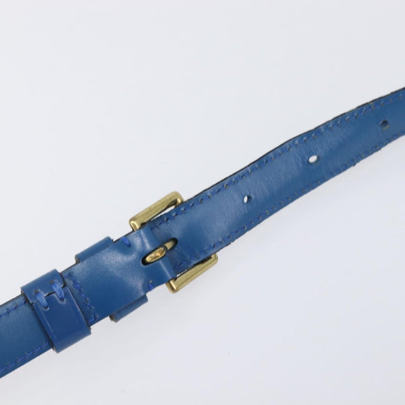 LOUIS VUITTON Epi Saint Cloud GM Shoulder Bag Toledo Blue M52195 LV Auth BA15654