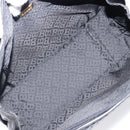 BALLY Hand Bag Leather Black Gold Auth BA15655A-11