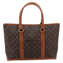 LOUIS VUITTON Monogram Sac Weekend PM Tote Bag M42425 LV Auth BA15659-2