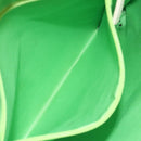 BVLGARI Logo Mania Shoulder Bag Nylon Light Blue Silver Auth BA1566-20