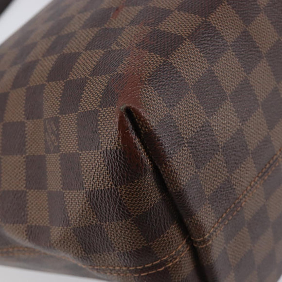 LOUIS VUITTON Damier Ebene Jena MM Tote Bag N41013 LV Auth BA15660