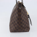 LOUIS VUITTON Damier Ebene Jena MM Tote Bag N41013 LV Auth BA15660-5
