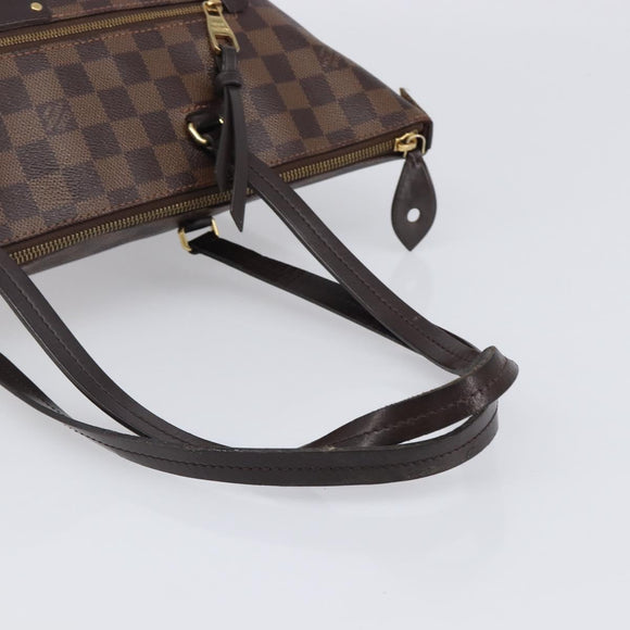 LOUIS VUITTON Damier Ebene Jena MM Tote Bag N41013 LV Auth BA15660